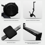 BRONZE GYM RW1000M PRO TURBO Гребной тренажер