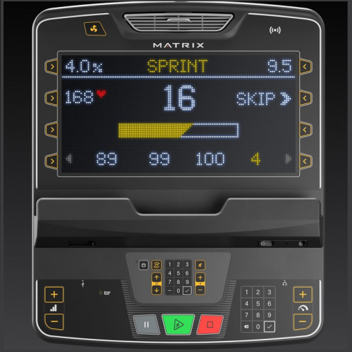Беговая дорожка Matrix Performance Plus. Консоль Premium LED