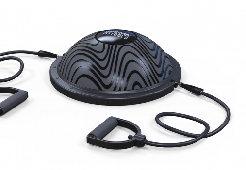 Полусфера гимнастическая надувная R3 с эспандерами и насосом Original Fit.Tools