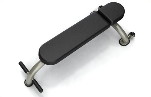  Горизонтальная скамья Matrix G3 FW81 - вид сверху