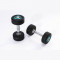 Гантели в уретане LIVEPRO Studio Dumbbells 1 кг, черный/синий