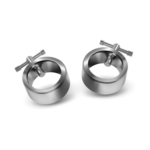 Замки олимпийские металлические (пара) BRONZE GYM BGCLM44