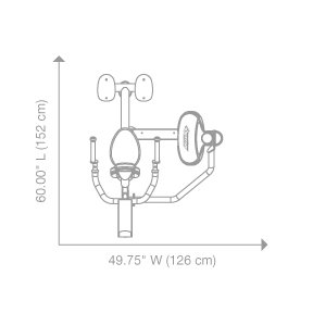 Отжимание на брусьях Hoist RS-1101