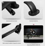 BRONZE GYM BR-1005 Регулируемая скамья для пресса