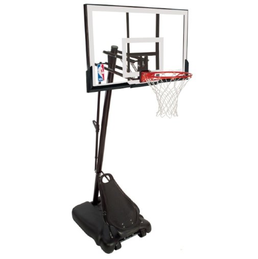 Мобильная баскетбольная стойка Spalding Gold 54" Rectangle Acrylic