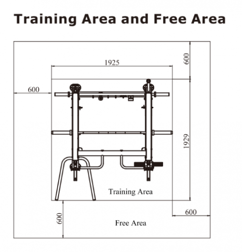 Многофункциональный силовой комплекс ENCORE ES2100 со встроенными весовыми стеками - 2 * 77 кг