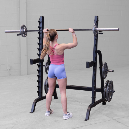 Силовая стойка Body-Solid ProClub GPR370B для жимов и приседов со штангой (черная) Силовая стойка Body-Solid ProClub GPR370B для жимов и приседов со штангой (черная)