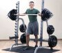Силовая стойка Body-Solid ProClub GPR370B для жимов и приседов со штангой (черная)
