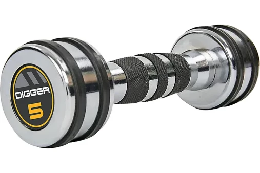 Комплект хромированных гантелей 10 пар от 1 до 10 кг Hasttings DIGGER