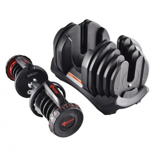 Регулируемая гантель Original Fitness 40 кг с 15 уровнями регулировки от 4,5 до 40кг