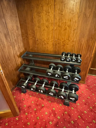 Набор обрезиненных гантелей , 2.5-25 кг - 10 пар BRONZE GYM BGDBR025-250