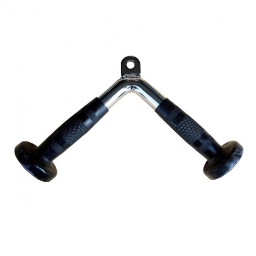 Гриф V-образный для тяги на трицепс с полиуретановыми рукоятками Aerofit AFH103