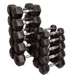 Комплект гантелей ZSO гексагональных от 1 до 10 кг, 10 пар (110 кг)