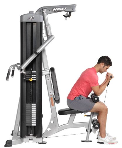 Мультистанция для силовых тренировок Hoist Mi1, стек: 91 кг