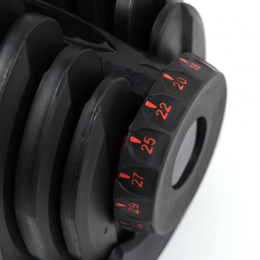 Пара гантелей с регулировкой веса Liveup LS2315 (5-40 кг) на подставке