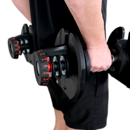 Гантель с регулировкой веса Liveup LS2315 (5-40 кг)