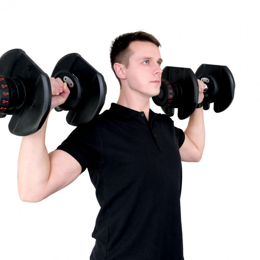 Гантель с регулировкой веса Liveup LS2315 (5-40 кг)