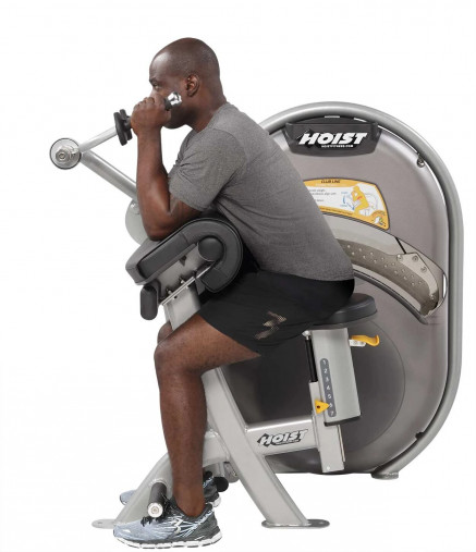 Трицепс сидя HOIST CL-3103 тренажер грузоблочный со стеком 91кг (рама: черный / обивка: черный)