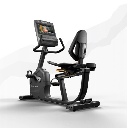 Горизонтальный велотренажер Matrix Endurance. Консоль Touch Base