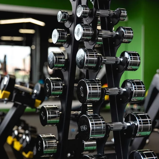 Стойка для гантелей PROFI-FIT 2067C (1-10 кг), подставка на 10 пар DHZ