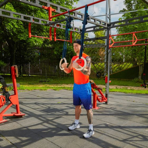 Кольца LIVEPRO Wood Gym Ring дерево