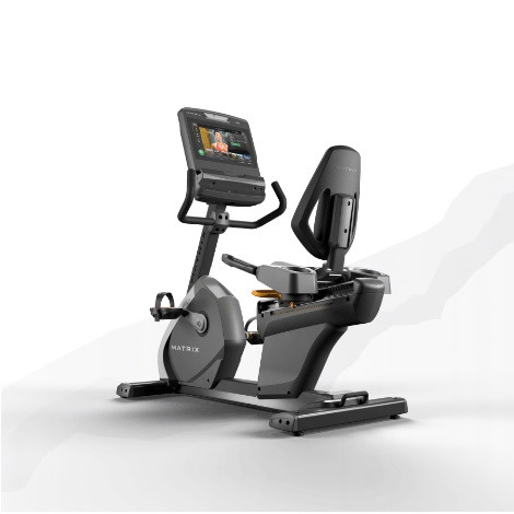 Горизонтальный велотренажер Matrix Performance. Консоль Touch