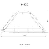 Двойная блочная стойка Protrain HCXK-1011