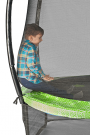 Батут Hasttings Air Game 10FT (3,05 м) с внутренней сеткой и двухсторонним защитным матом (зеленый/синий)