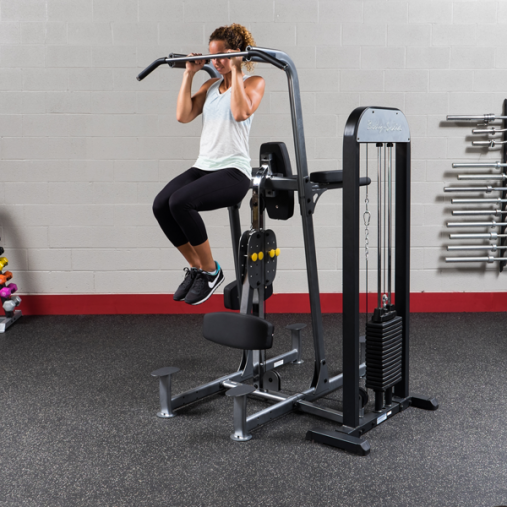 Турник-пресс-брусья Body-Solid FCD-STK со встроенным весовым стеком 95 кг. (гравитрон)