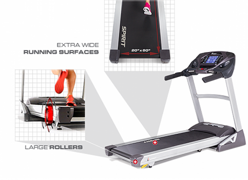Беговая дорожка профессиональная Spirit Fitness XT685 AC (двигатель переменного тока)