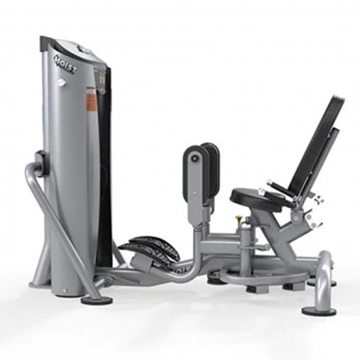 Tpeнaжep грузоблочный HOIST HD-3800 на Приводящие и Отводящие мышцы ног (цвета рамы: черный / обивка: черный), обновленная модель 2025