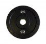 Диск бамперный 2,5 кг (черный) Original Fit.Tools олимпийский ф50 мм для кроссфита