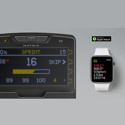 Вертикальный велотренажер Matrix Endurance. Консоль Premium LED