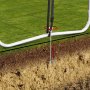 Батут каркасный UNIX line 12 ft (3.66 м) SUPREME GAME (green) с внутренней защитной сетью, зеленый