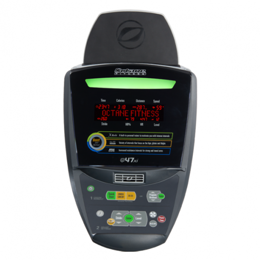 Эллиптический тренажер профессиональный Octane Fitness Q47xi с регулируемой длиной шага от 46 до 66 см