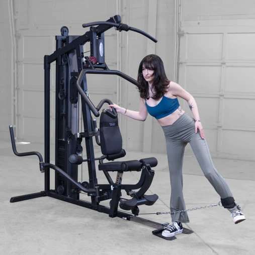 Многофункциональный силовой центр Body Solid G5B (2026) Multi-Station Gym (черная рама, черная обивка)