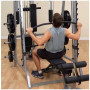 Многофункциональный тренажер Машина Смита Body Solid GS348QP4 со стеком 90кг. (в максимальной комплектации)