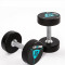 Гантели в уретане LIVEPRO Premium Urethane Dumbbells 10 кг, черный/синий (пара)