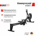 Гребной тренажер UNIX Fit Air Rower-X Black