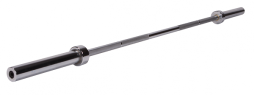 Штанга олимпийская наборная 83 кг OFT с обрезиненными черными блинами (диски 50 мм с двумя хватами, гриф 180 см)