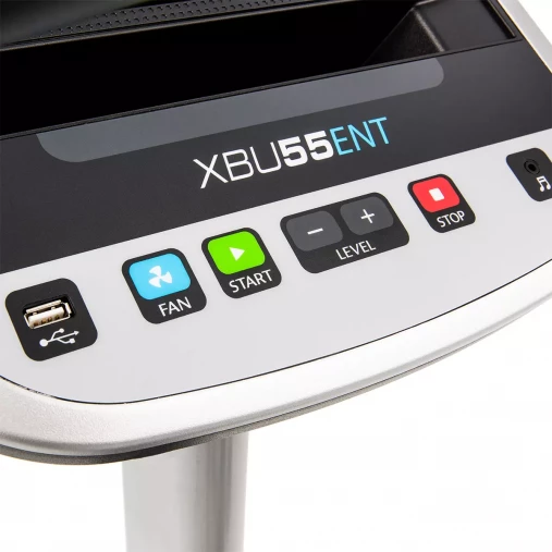 Велотренажер Spirit XBU55 ENT с вертикальной посадкой и 10” тачскрин дисплеем