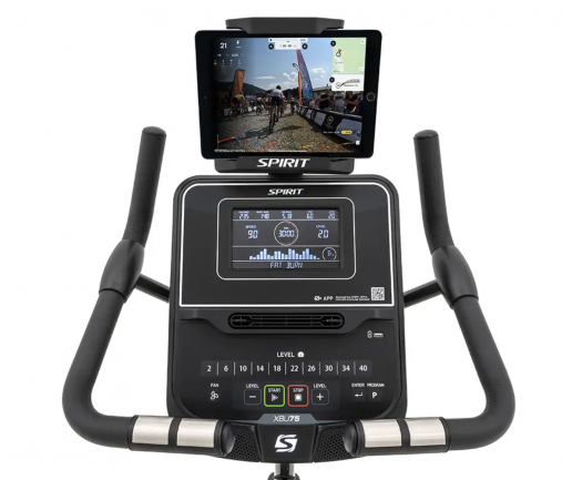 Велотренажер SPIRIT XBU75 Black с генератором