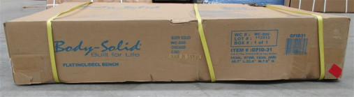 Универсальная регулируемая силовая скамья Body-Solid GFID31 (черная) для пресса, упражнений со штангой и гантелями