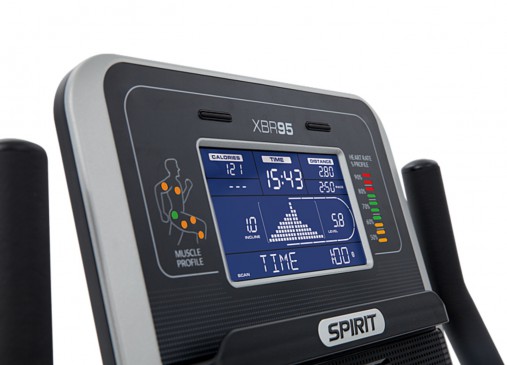 7.5 дюймовый ЖК-дисплей отображает основные параметры тренировки, что облегчит Вам восприятие данных в ходе упражнения